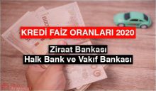 kredi faiz oranlari 2020 2